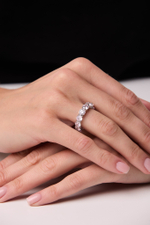 Кольцо дорожка Sparkle Light Pink