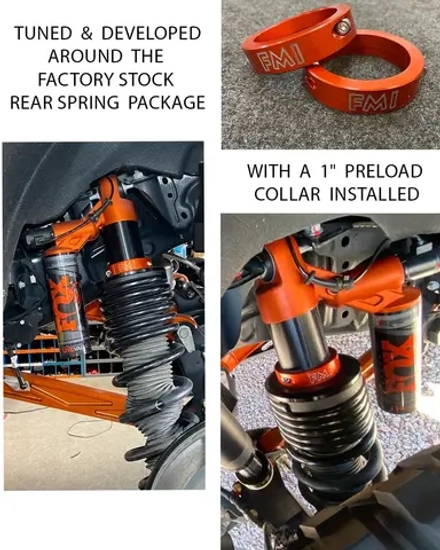 Комплект для увеличения хода задней подвески Bronco Raptor 2022+ с креплением амортизатора и буферным упором