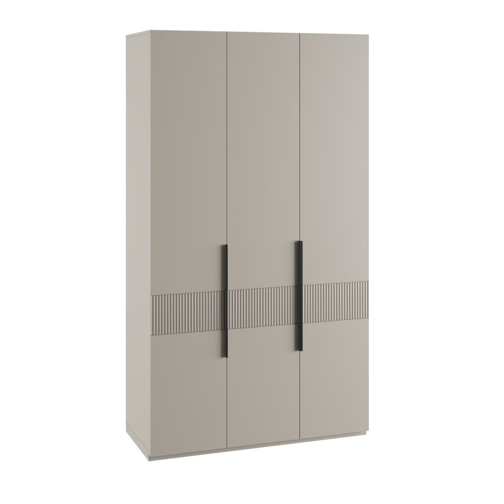 Шкаф для одежды распашной с полками и штангой Кашемир 135х50х210 см
