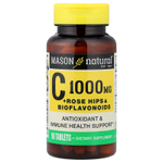 Mason Natural, витамин C с шиповником и биофлавоноидами, 90 таблеток
