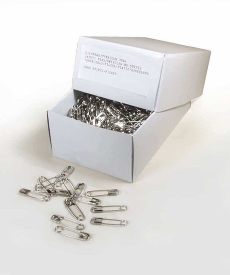 Булавка английская, 28 мм, латунная, (1000шт.)