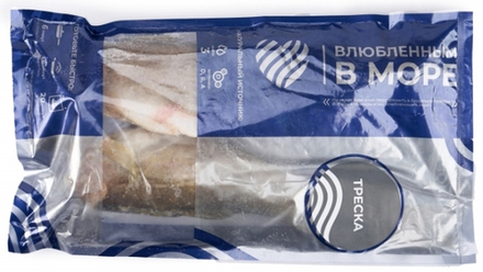 Треска б/г 300-600гр, уп 900гр SP "Влюбленным в море"
