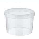 Банка с завинчивающейся крышкой "твист" 0,75л с мерной шкалой (бесцветный)