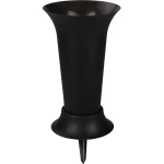 Ваза под срезку Д190мм, В410мм (с колышком)(черный)