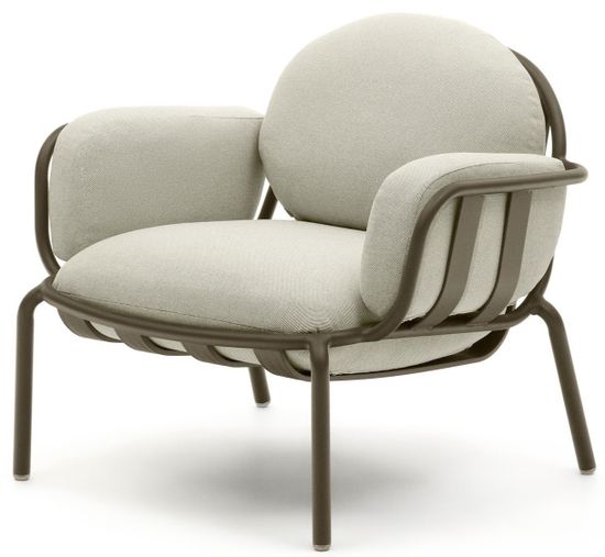 Joncols Алюминиевое кресло для улицы зеленого цвета Испания La Forma