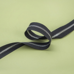 Молния (Италия) №5 НИКЕЛЬ/ЧЕРНАЯ рулонная металлическая