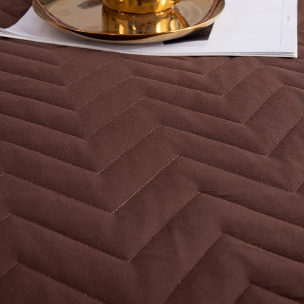 Покрывало однотонное двустороннее с наволочками ODP009