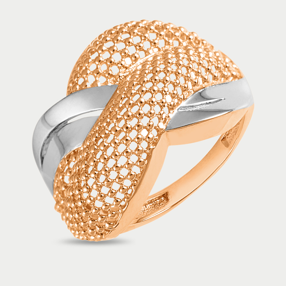 Кольцо женское из розового золота 585 пробы без вставки (арт. 70045)