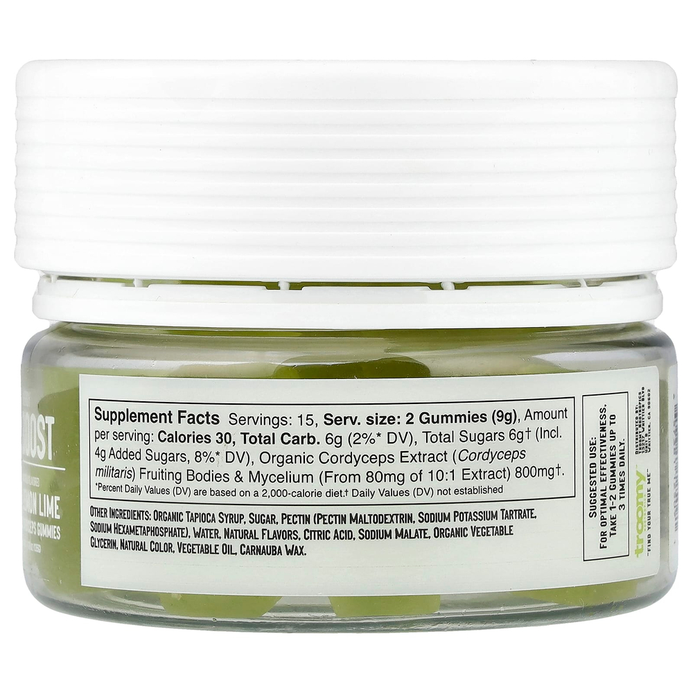 Troomy Nootropics, Boost, Functional Mushrooms Gummies, Lemon Lime, 30 Gummies