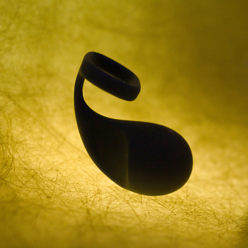 Синий аккумуляторный вибростимулятор на пальцы Sose Lunar LU00107