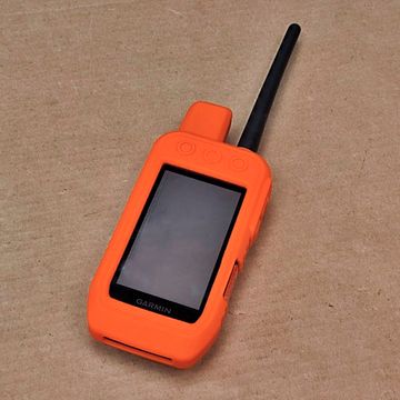 Чехол силиконовый для Garmin Alpha 200i / 300i защитный противоскользящий бампер (Оранжевый)