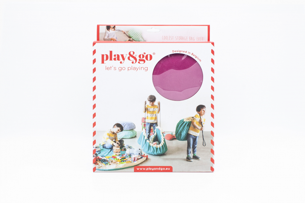2 в 1: мешок для хранения игрушек и игровой коврик Play&Go Фуксия