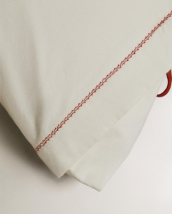 Zara Home наволочка декоративная из хлопка, молочный, 30x40 см · 9604/008
