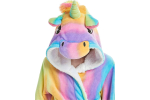 Халат Кигуруми FunFur Единорог Пегас Радужный M