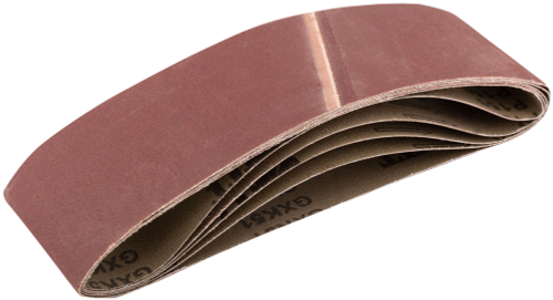 Ленты шлифовальные бесконечные, водостойкие, на тканевой основе, 5 шт., 75х533 мм Р 150 39697