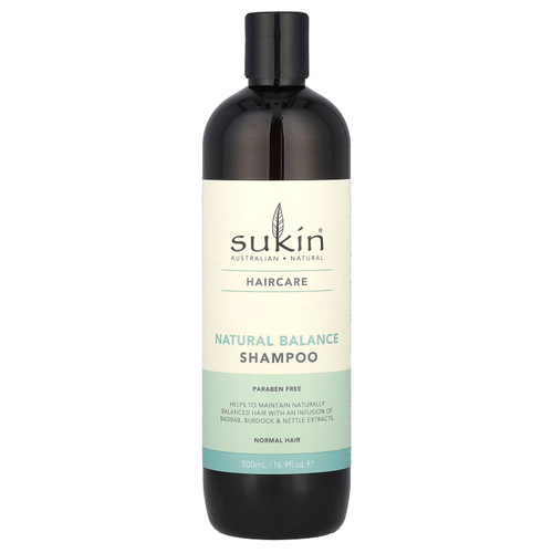 Sukin, Шампунь Natural Balance, для нормальных волос, 500 мл (16,9 жидк. Унции)