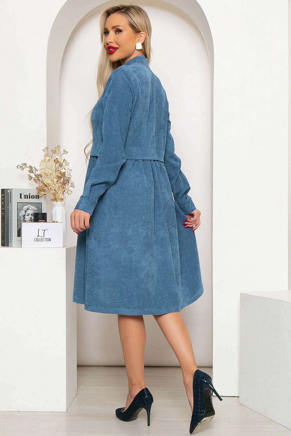 Платье "Муза" (джинс) П4118 LT Collection (Акция)