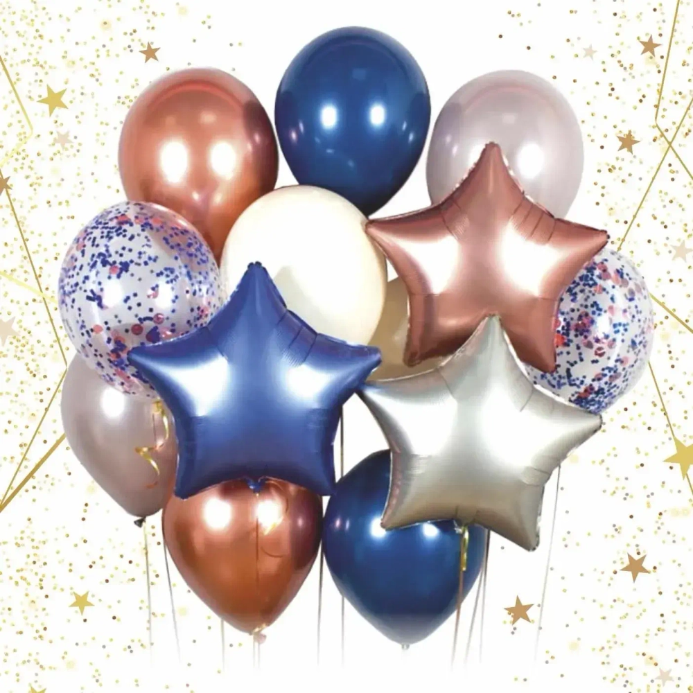 Набор шаров 13 шт «Звёздная ночь»
