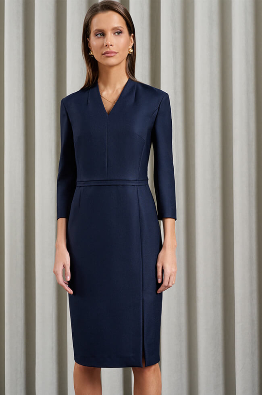 51509 Платье женское (темно-синий)