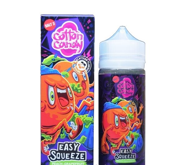 Купить Cotton Candy Easy Squeeze (Salt) - Peach-Grapefruit 120 мл