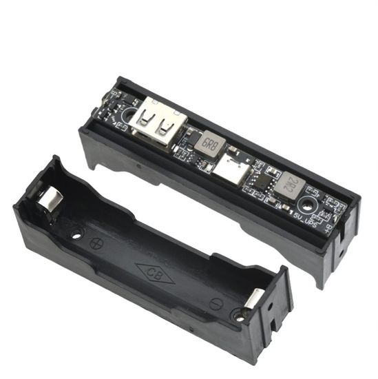 Плата зарядки и защиты 18650, модуль питания 5V 1.2A с USB-C и USB-A