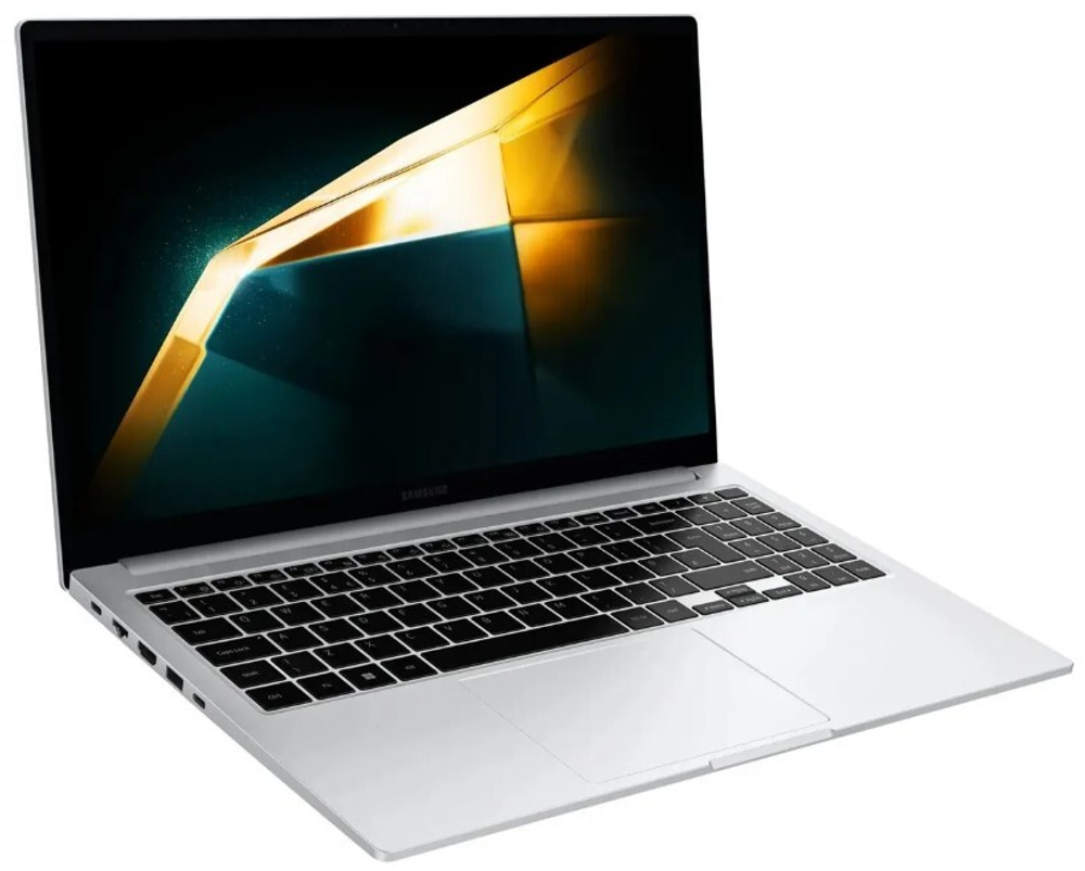 Ноутбук  Samsung Galaxy Book4 15.6 ", Core Ultra 5, 8 Гб RAM, 512 Гб SSD, Arc graphics, Серебристый