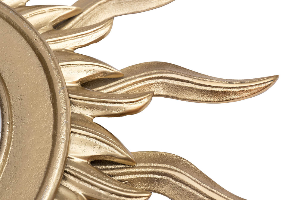 Зеркало декоративное круглое 60см Garda Decor Солнце золотое