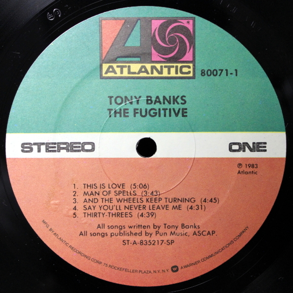 Tony Banks / The Fugitive (LP)
