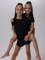 Футболка черная из микрофибры