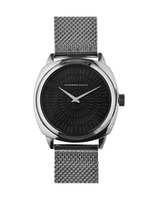 Кварцевые часы Black Hole, серебро