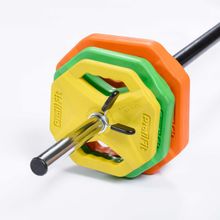 Штанга для аэробики и комплект дисков (1,25-2,5-5 кг) PROGRESS PROFI-FIT