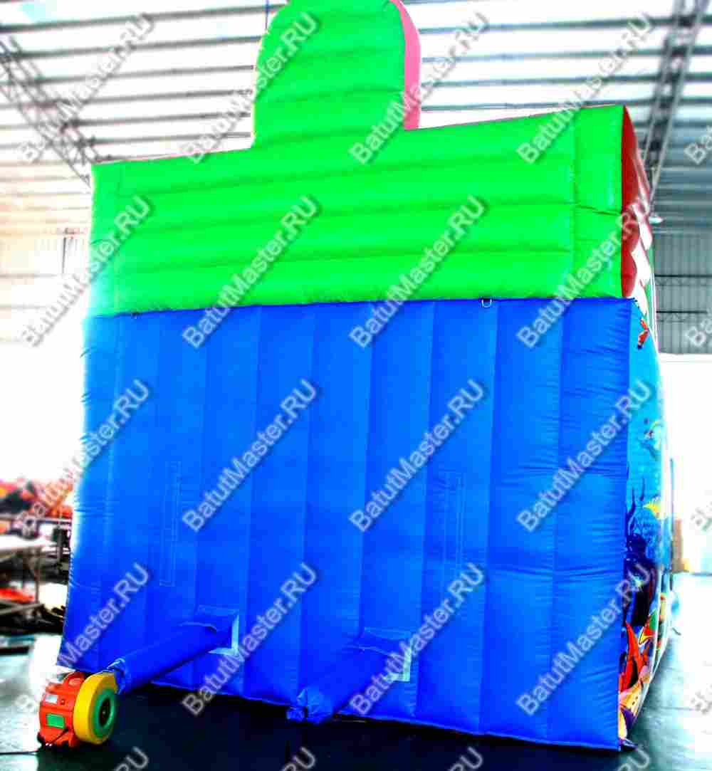 Батут-горка "Приключения рыбки" 7*5*6 м