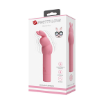 Нежно-розовый вибростимулятор в форме кролика Pretty Love Gerardo BI-300008