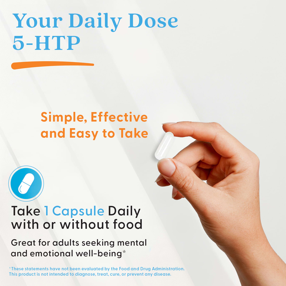Doctor's Best, 5-HTP, 100 мг, 60 растительных капсул