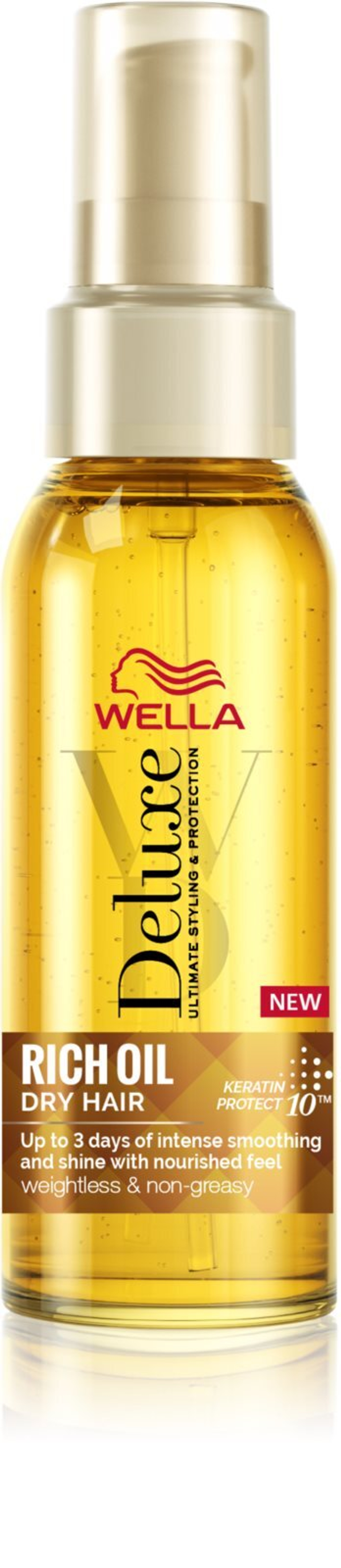 Wella Deluxe Rich Oil - питательное масло для сухих волос /   100  ml  / GTIN 3614229717044