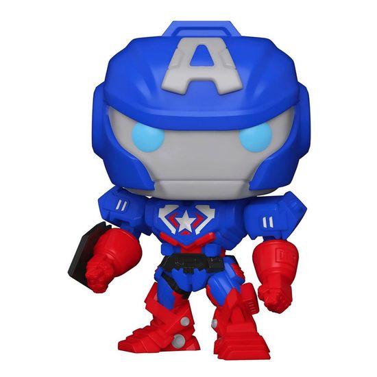 Фигурка Funko POP! Bobble Marvel Avengers Mech Strike Captain America (GW) (Exc) 55633