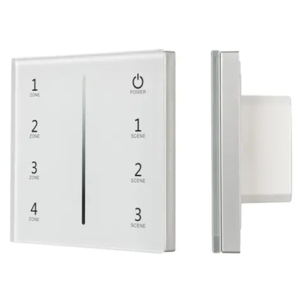 Панель Sens SMART-P29-DIM White (230V, 4 зоны, 2.4G) (Arlight, IP20 Пластик, 5 лет) 027103