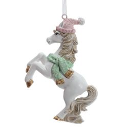 GAEM Фигурка декоративная подвесная "Лошадка", L9 W2 H8,5 см, 2в.