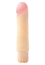 Вибратор Vibe Tide - 20 см. (Цвет: телесный)