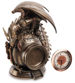 Veronese WS-1068 Часы настольные в стиле Стимпанк «Дракон»