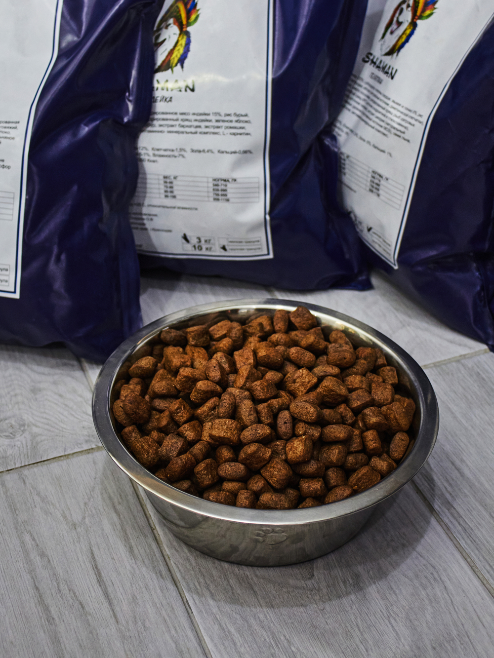 Сухой корм для собак "Shaman" Телятина 3 кг; крупные гранулы; класс Холистик