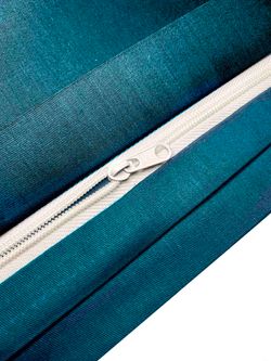 Пододеяльник сатин Milky Garden "TEAL" евро на молнии 200x215 см