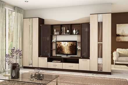 ПАЛЕРМО-3  Венге/анк.бел