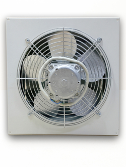 Вентилятор ВО-2,5 в коробе с жалюзи