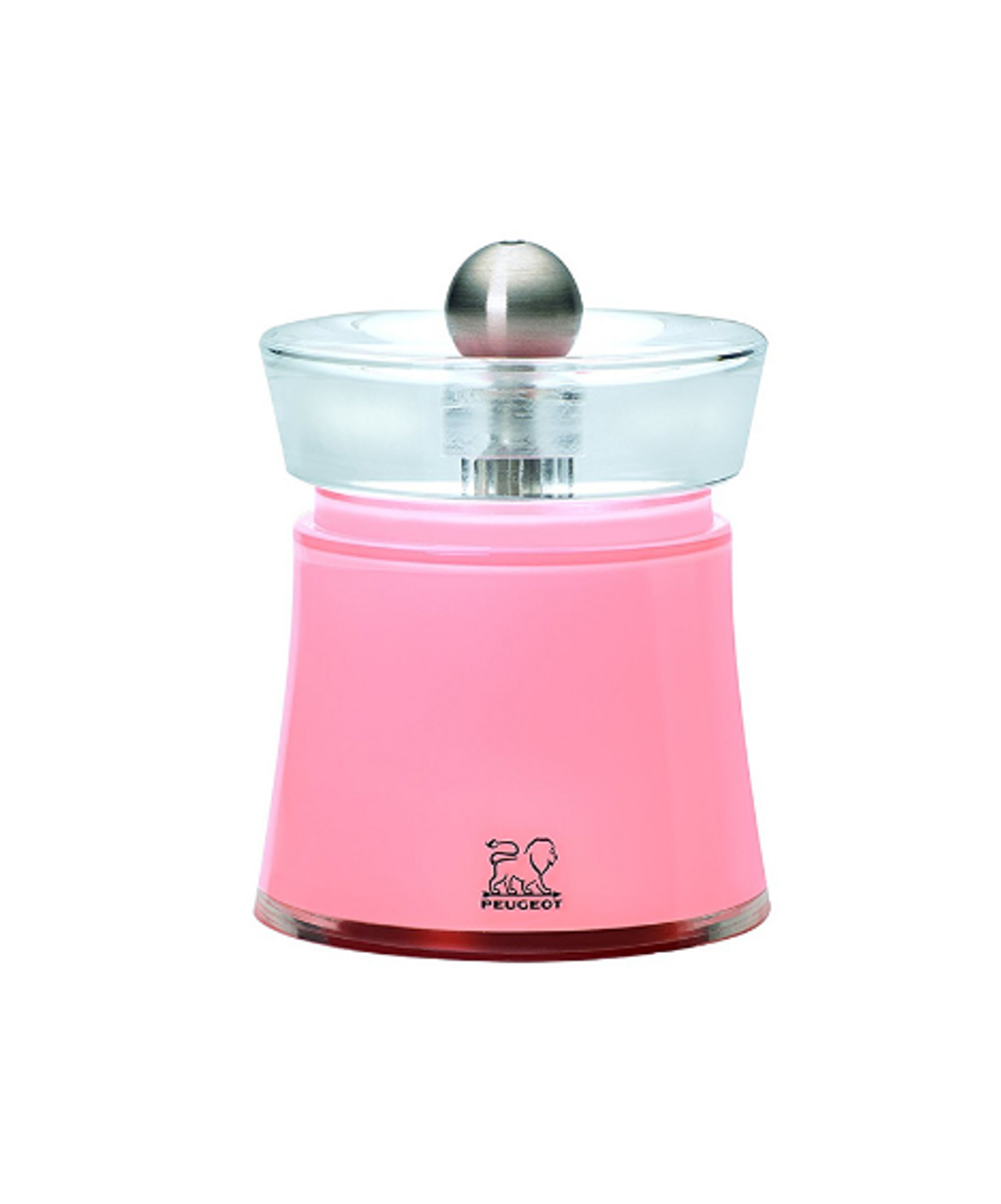 Мельница для соли 8 см Peugeot Bali розовая Франция