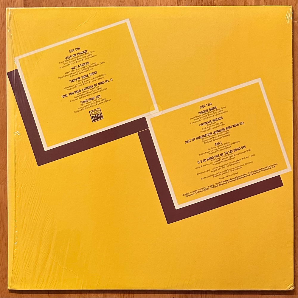 Eddie Kendricks ‎– Eddie Kendricks At His Best (США 1978г.)