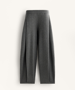 OYSHO Брюки-кокон из трикотажа, серый