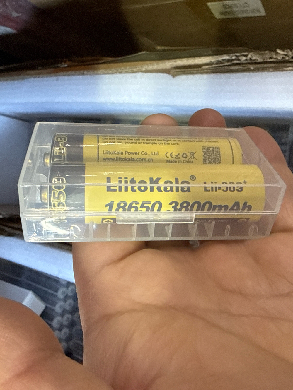 Аккумулятор 18650 литокала 3800