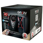 Акустика Ginzzu GM-407 USB/FM/40W Bluetooth (2.1)