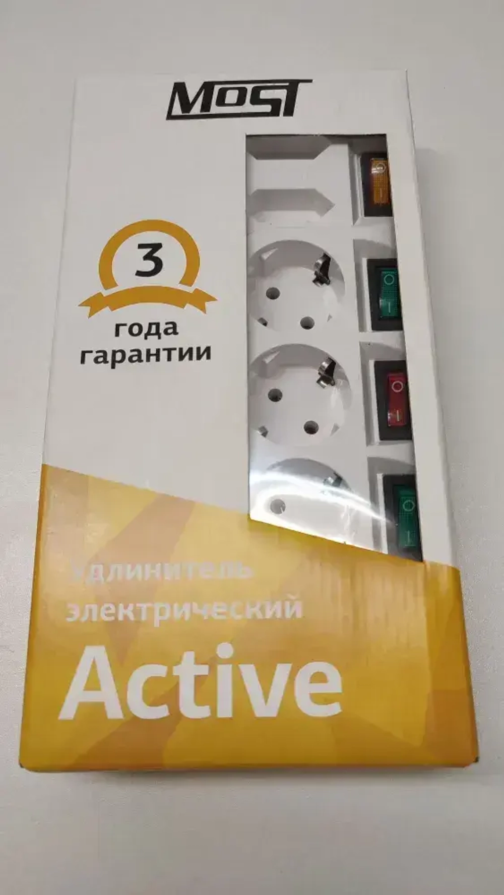 Удлинитель с кнопками